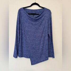 Vera Wang Blue Long Sleeve Top